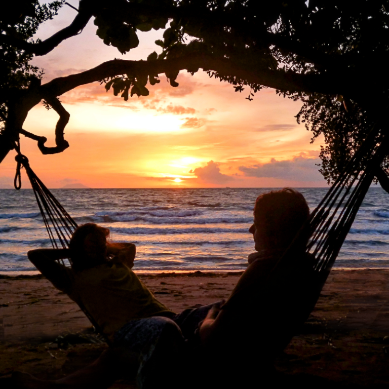 hammock-sunset